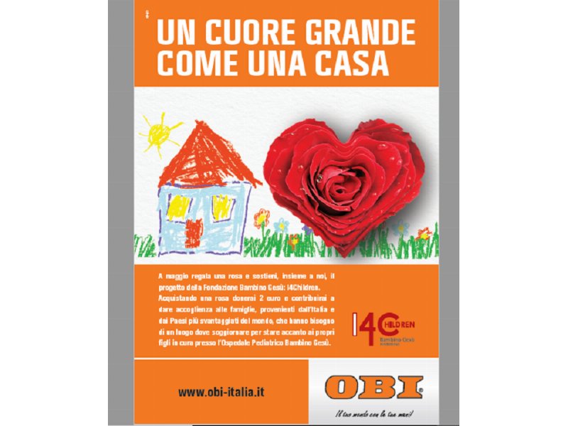 Obi sostiene il progetto solidale “I4Children”