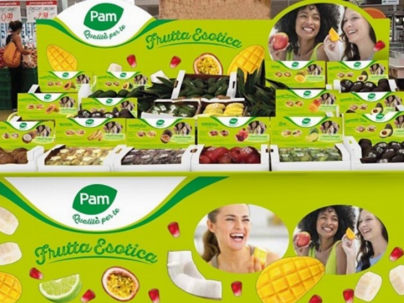 Pam Panorama prima Gdo a proporre frutta esotica a marchio proprio