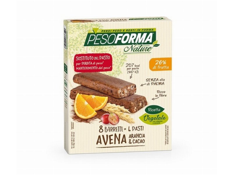 Pesoforma lancia la Barretta Avena, Arancia e Cacao