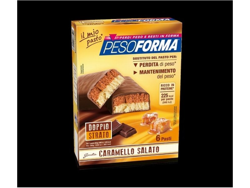 Pesoforma presenta la barretta Caramello Salato