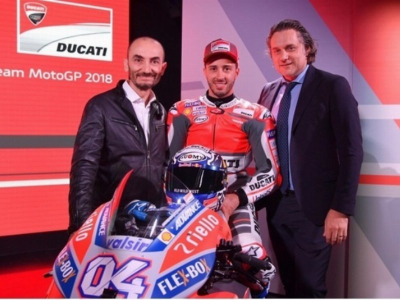 Polli scende in pista con Ducati