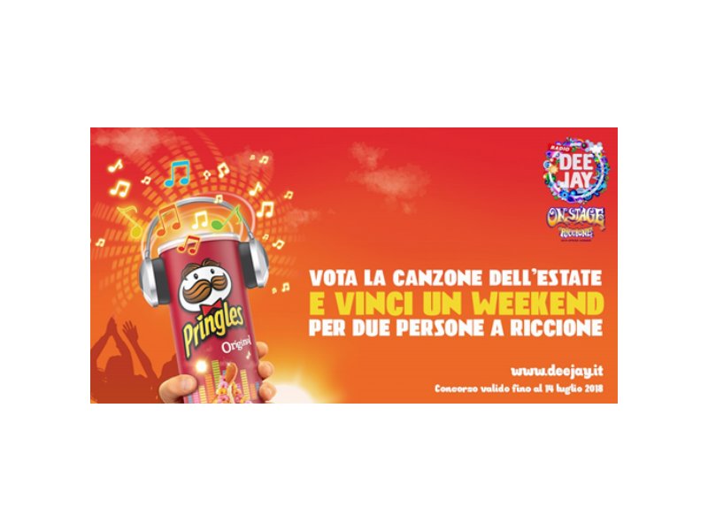 Pringles è partner di Deejay on Stage