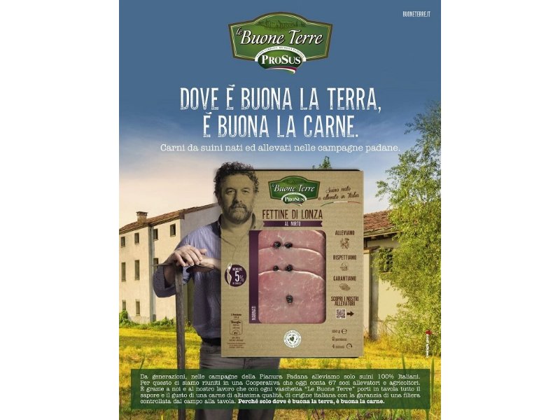 Pro Sus lancia il brand Le Buone Terre con una campagna adv