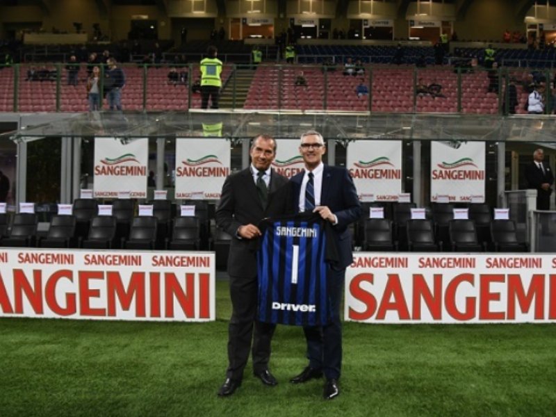 Sangemini è l'acqua ufficiale dell'Inter