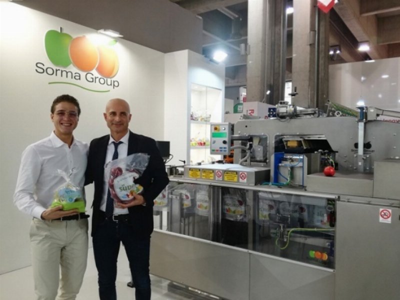 Sorma Group presenta la macchina confezionatrice Aporo