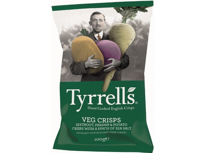 Tyrrells presenta le chips artigianali Made in England