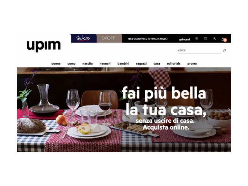 Upim, è online l’e-commerce integrato per i brand dell'insegna