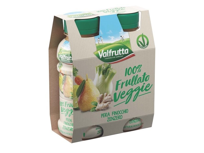 Valfrutta 100% Frullato Veggie ha un nuovo formato