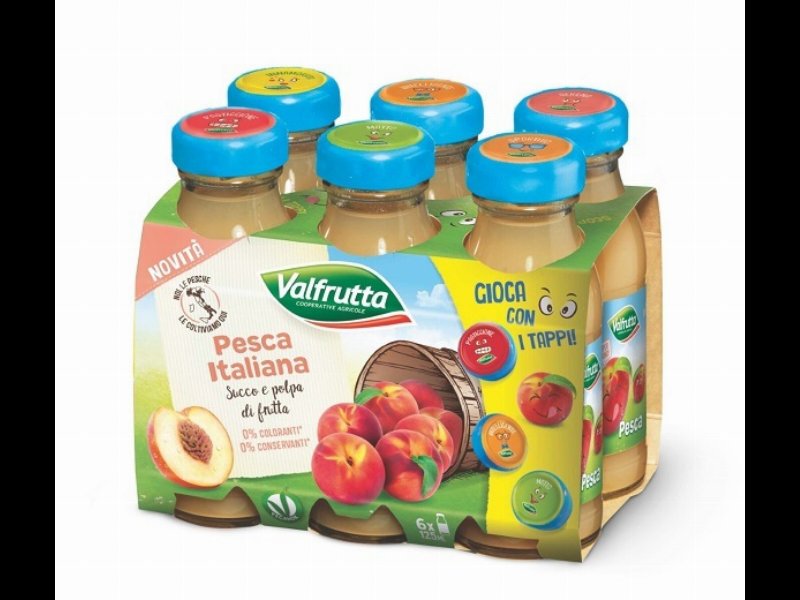 Valfrutta propone una nuova collezione per i succhi di frutta in vetro