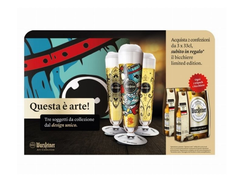 Warsteiner, al via la promozione Questa è Arte