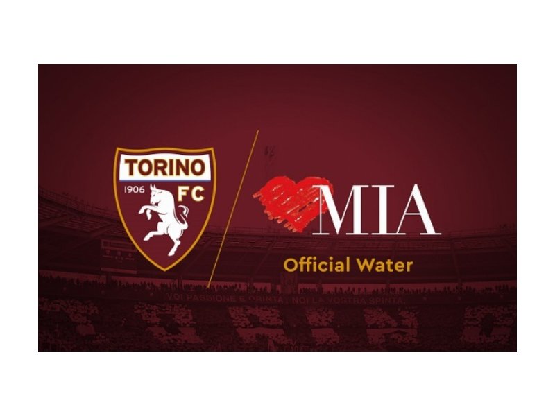 Acqua Mia è sponsor del Torino F.C.