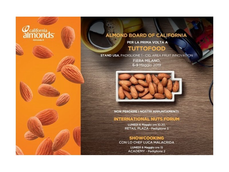 Almond Board of California debutta a TuttoFood