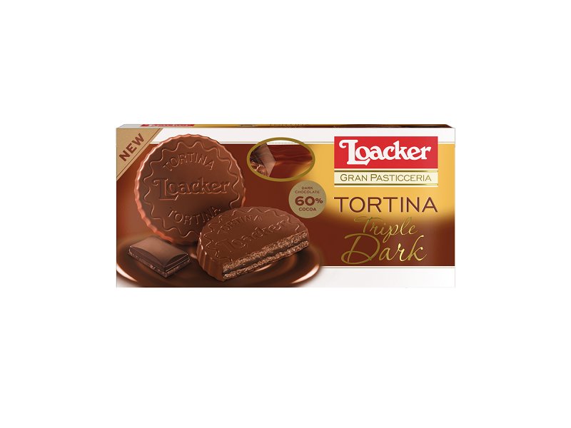 Arriva Loacker Gran Pasticceria Tortina Triple Dark