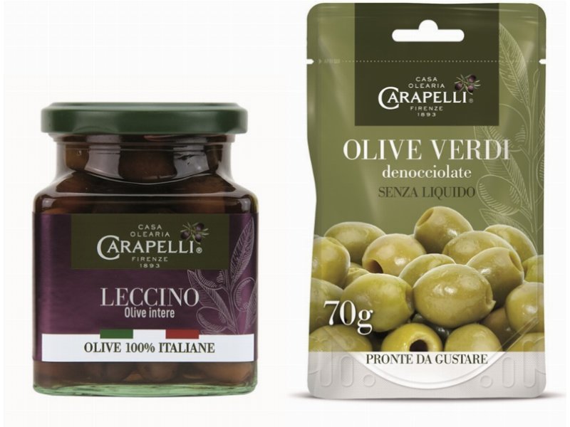 Carapelli entra nel mondo delle olive da tavola