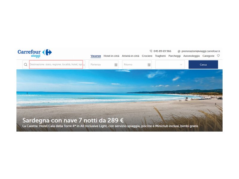 Carrefour Italia attiva il servizio dedicato ai viaggi