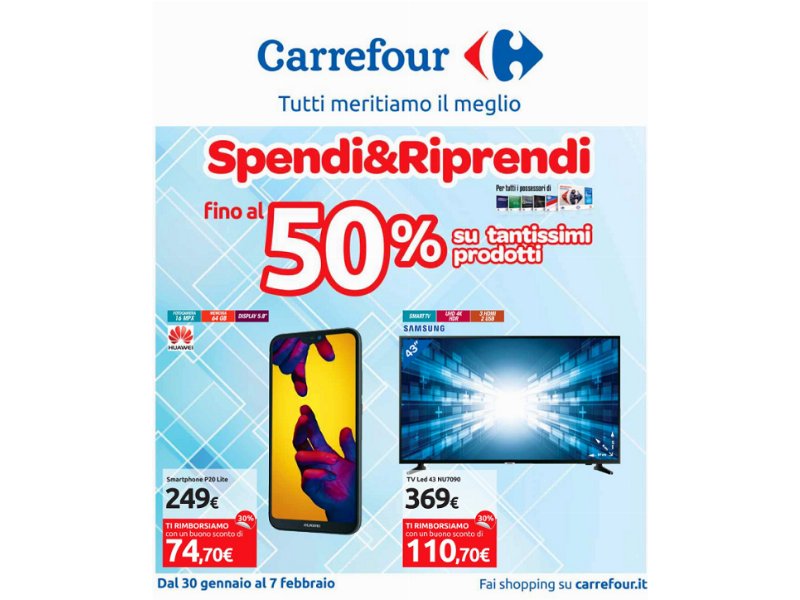 Carrefour rilancia l’iniziativa Spendi&Riprendi