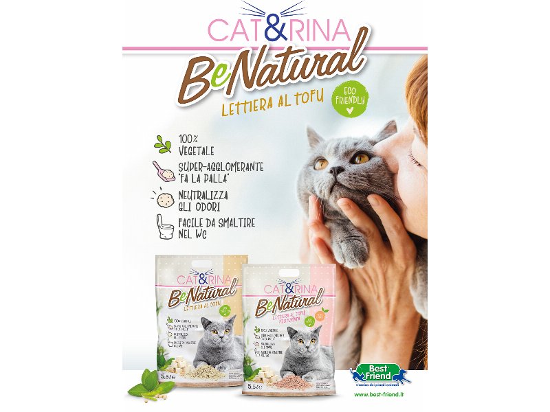 Cat&Rina BeNatural: la lettiera al tofu eco-friendly