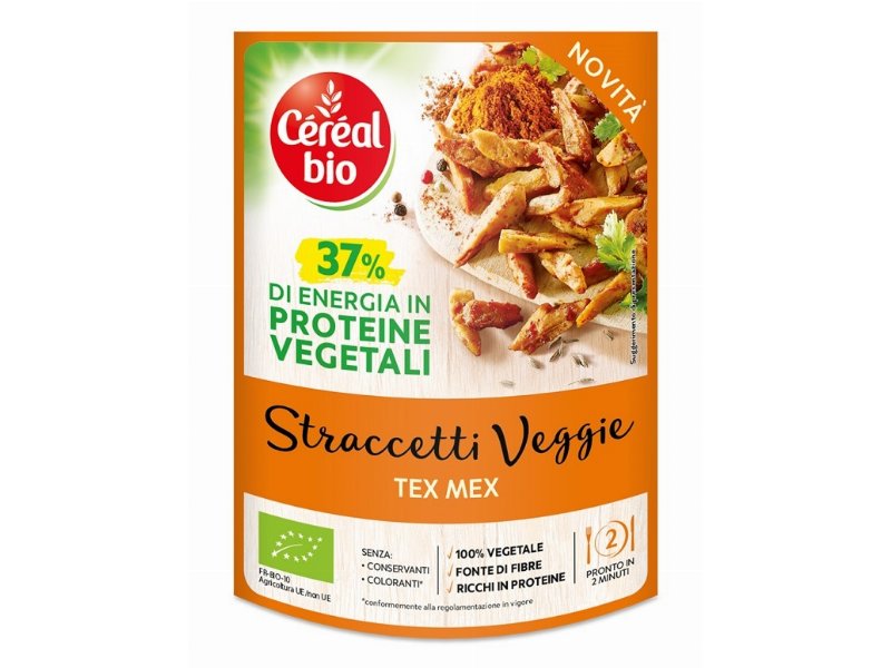 Céréal Bio lancia gli Straccetti Veggie Tex Mex