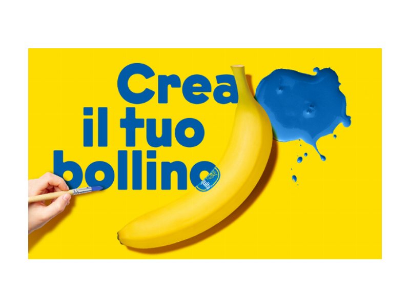 Chiquita lancia “Crea il tuo Bollino Blu”