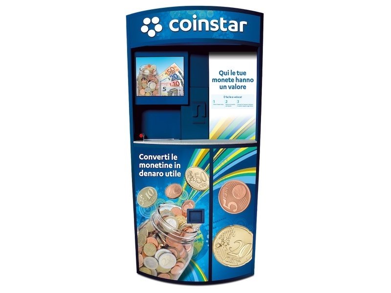 Coinstar: siglati due accordi con Italmark e Magazzini Gabrielli