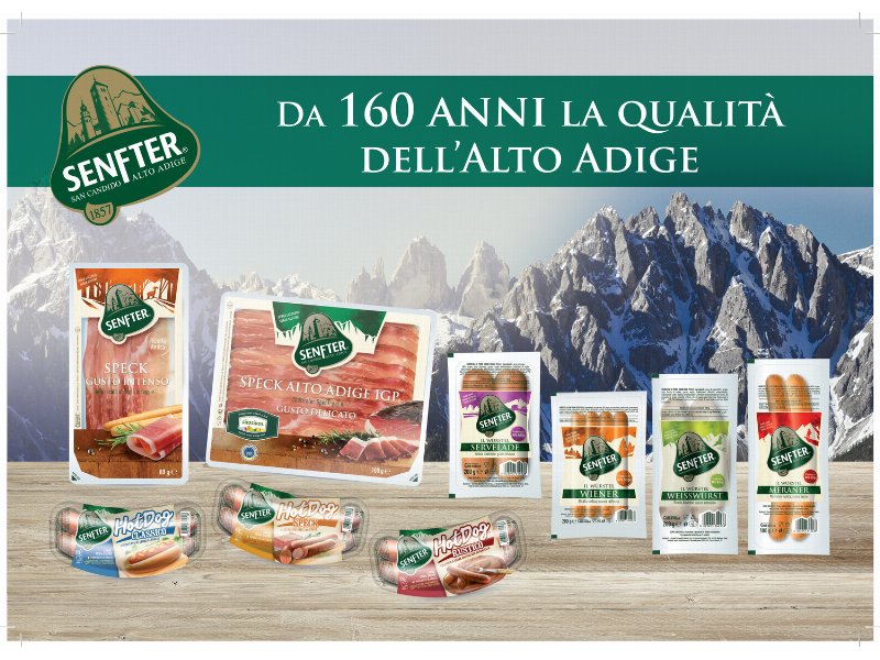 Da 160 anni Senfter porta sulle tavole di tutta Italia la qualità dei salumi dell’Alto Adige