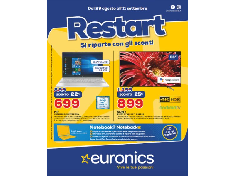 Euronics, al via la nuova promozione