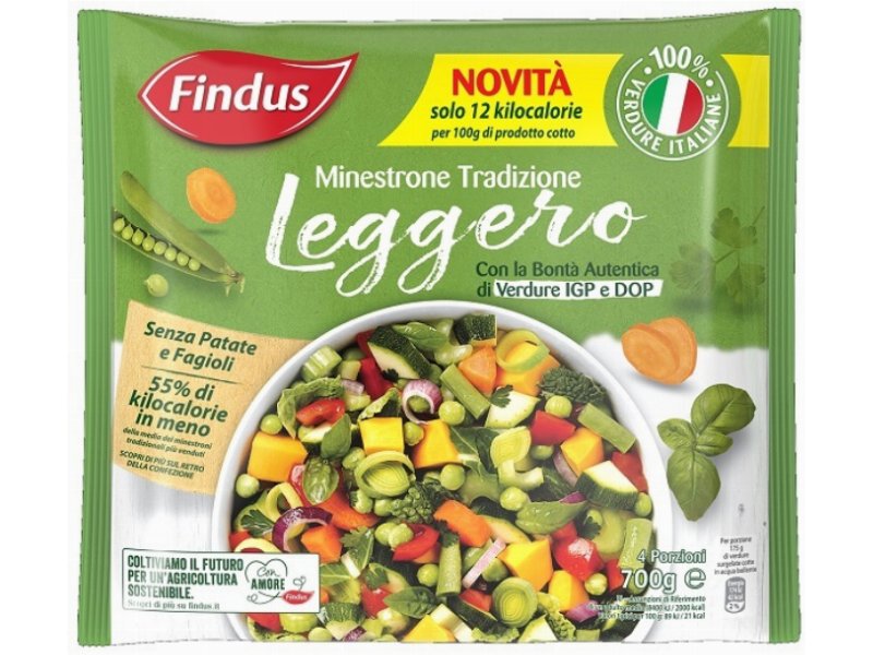 Findus propone il Minestrone Tradizionale leggero