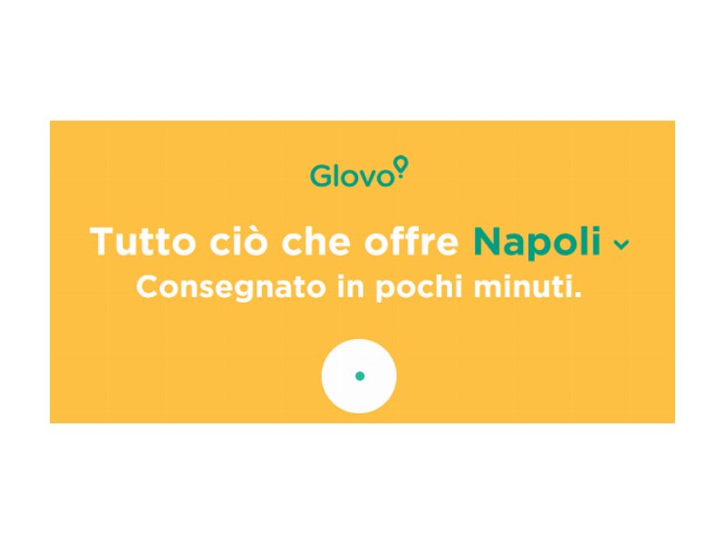 Glovo sbarca a Napoli