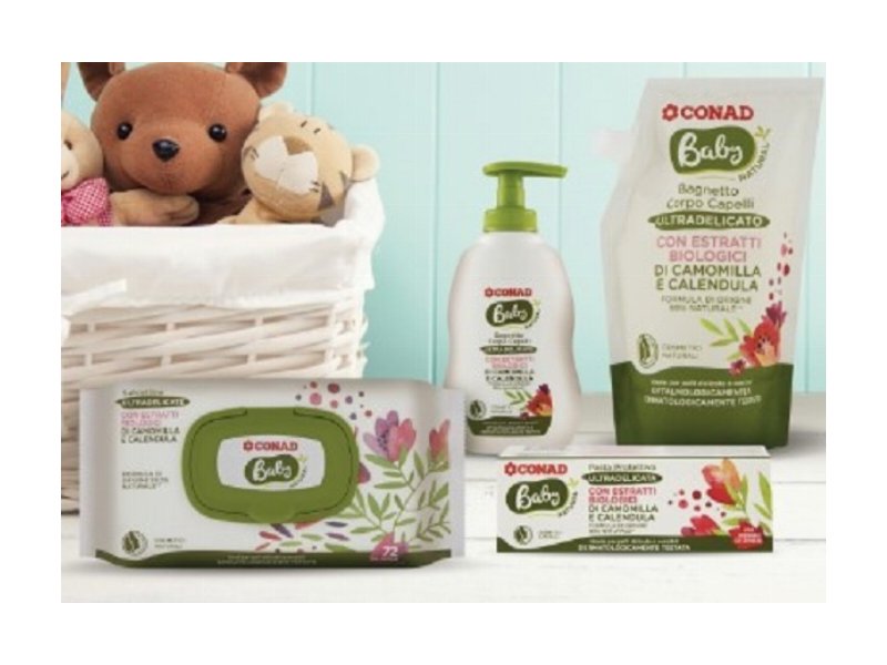 La linea Conad Baby Natural premiata in Europa