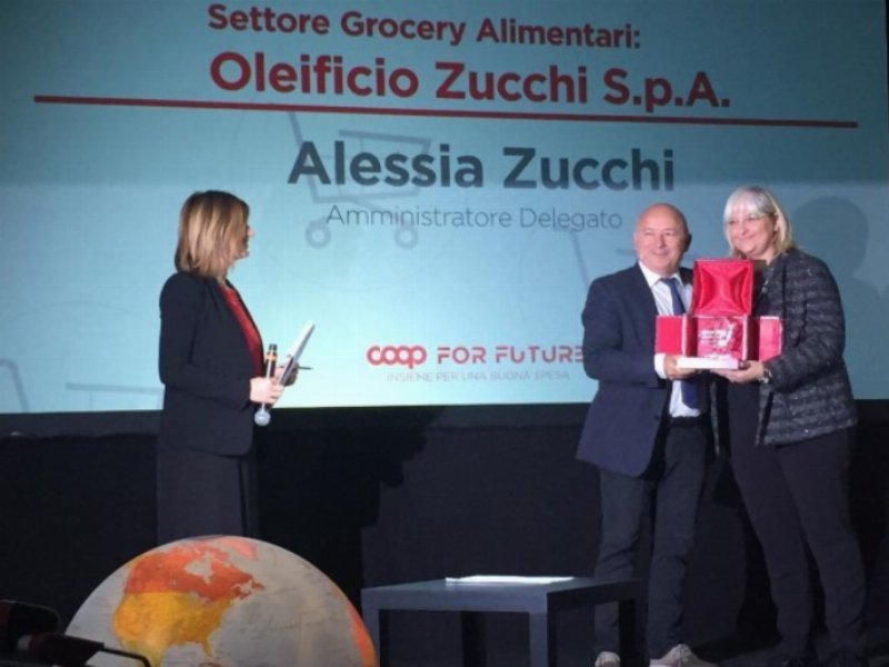 La sostenibilità di Oleificio Zucchi vince il premio Coop for Future