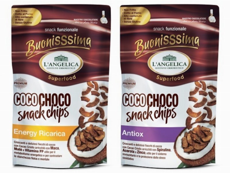 L'Angelica propone Coco Choco Snack Chips