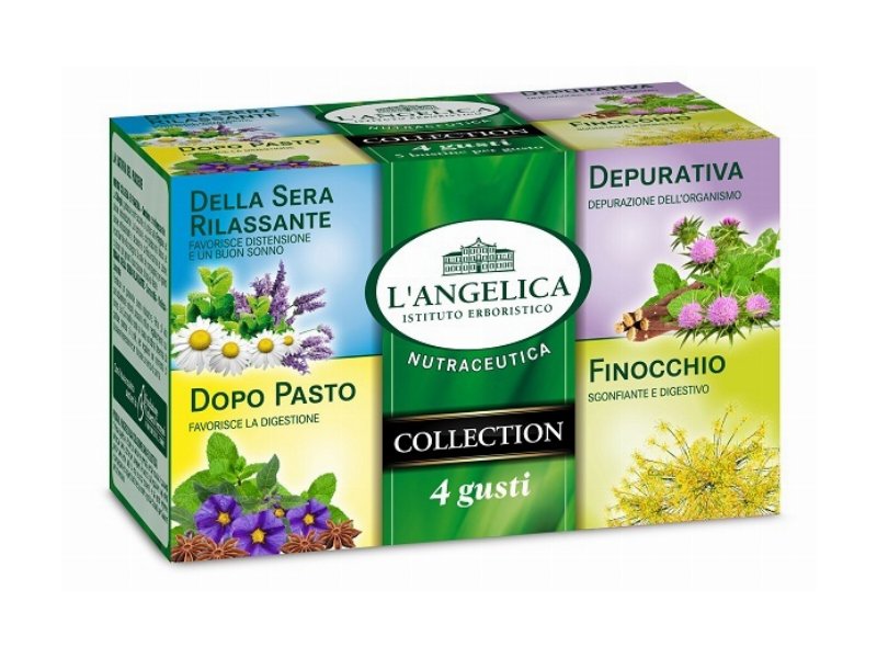 L’Angelica propone la Collection Tisane 4 gusti