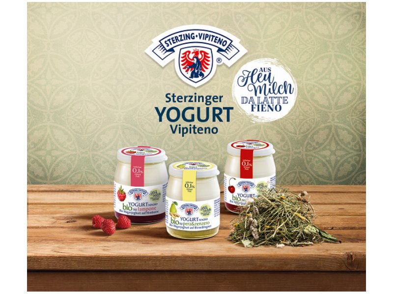 Latteria Vipiteno presenta lo Yogurt magro Bio su frutta