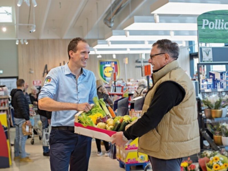 Lidl dona oltre 2.000 tonnellate di cibo in un anno