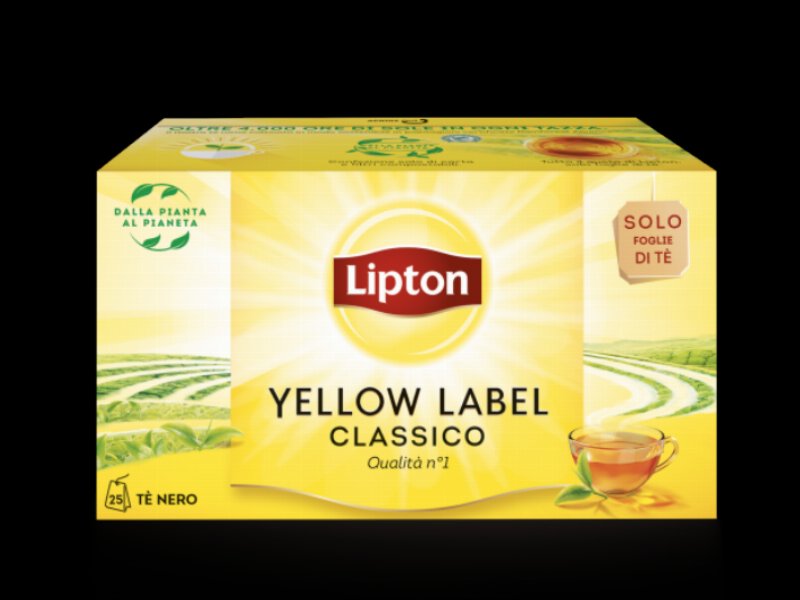 Lipton lancia Yellow label