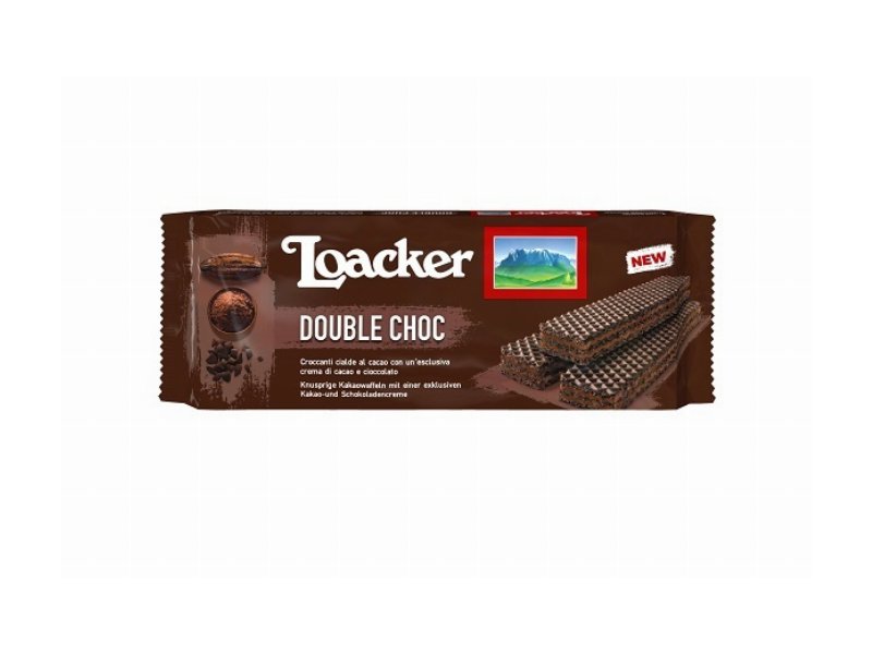 Loacker presenta i nuovi wafer Double Choc