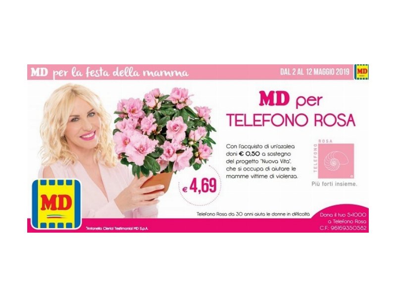  MD sostiene il Telefono Rosa