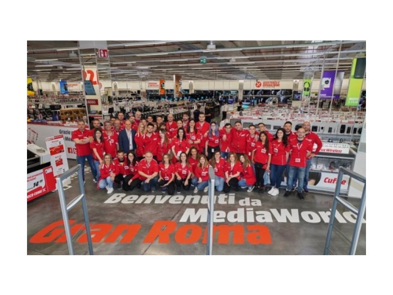 MediaWorld inaugura a Roma