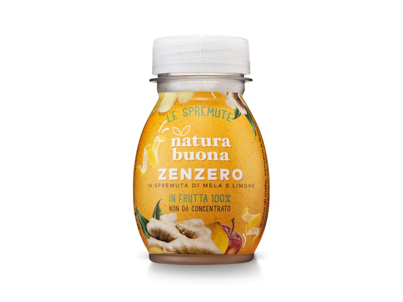 Natura Buona lancia Zenzero in spremuta di mela e limoni