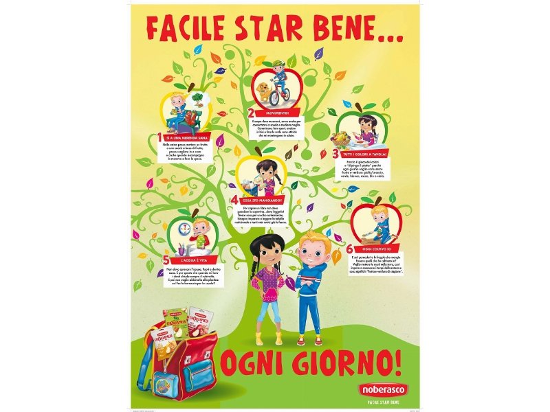 Noberasco, al via il progetto “Facile Star Bene”