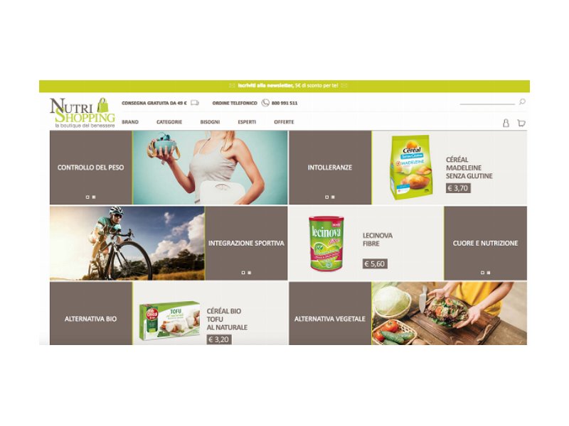 Nutrition et Santé, è online la piattaforma e-commerce