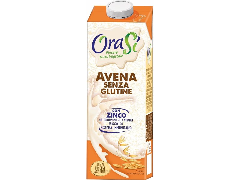 OraSì lancia la Bevanda di Avena Senza Glutine