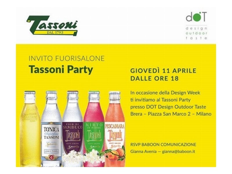 Tassoni partecipa al Fuorisalone 2019