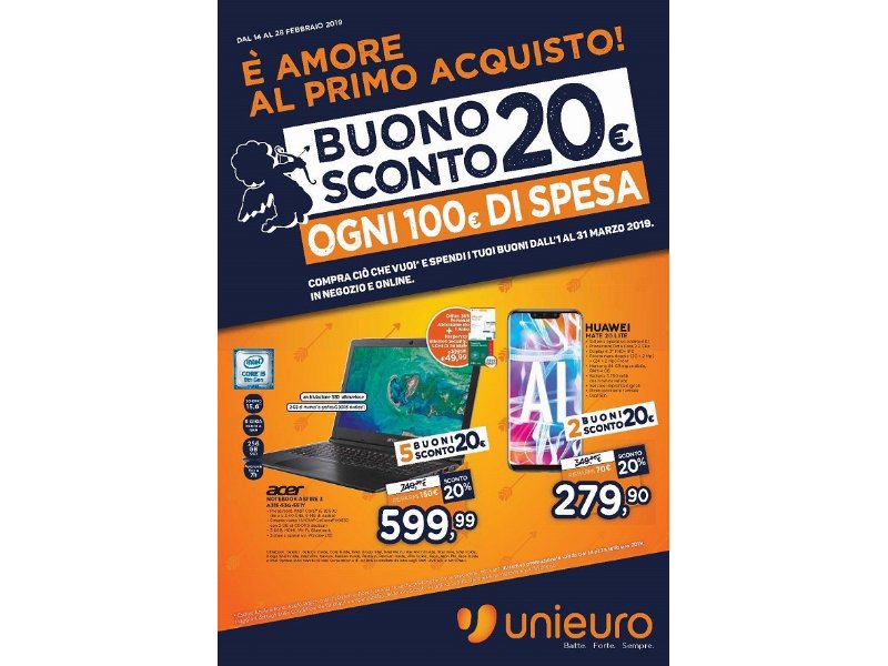 Unieuro, al via la nuova promozione