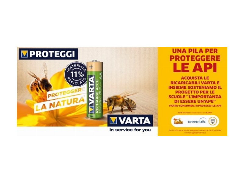  Varta sostiene il progetto “L’importanza di essere un’ape”