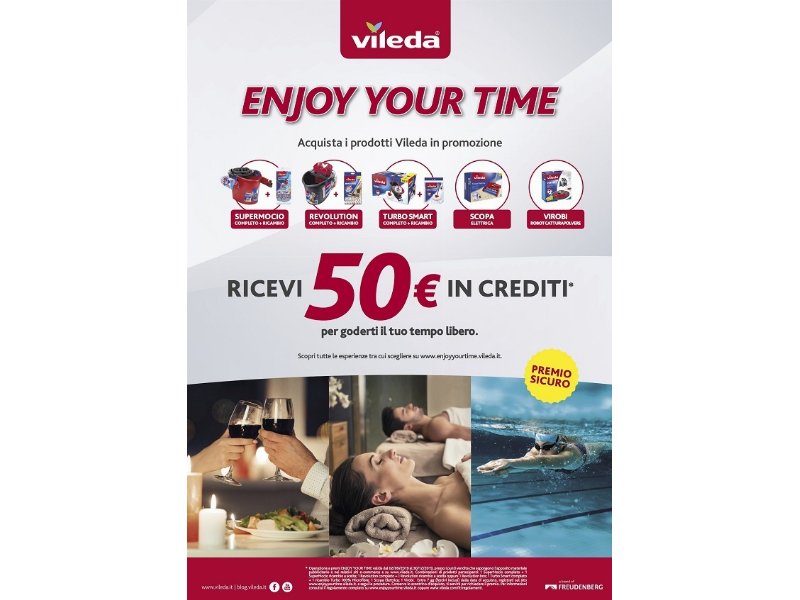 Vileda, al via “Enjoy your time”