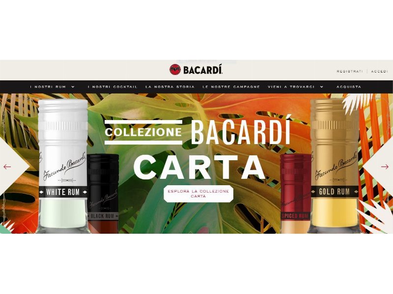 Bacardi, oggi al via l'iniziativa "Back to the Bar"