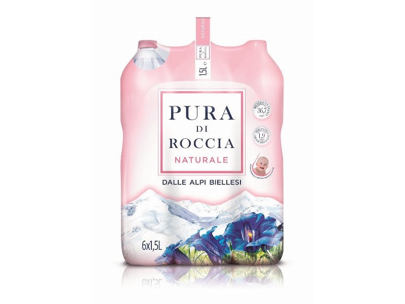 Acqua Minerale San Benedetto rifà il look a Pura di Roccia