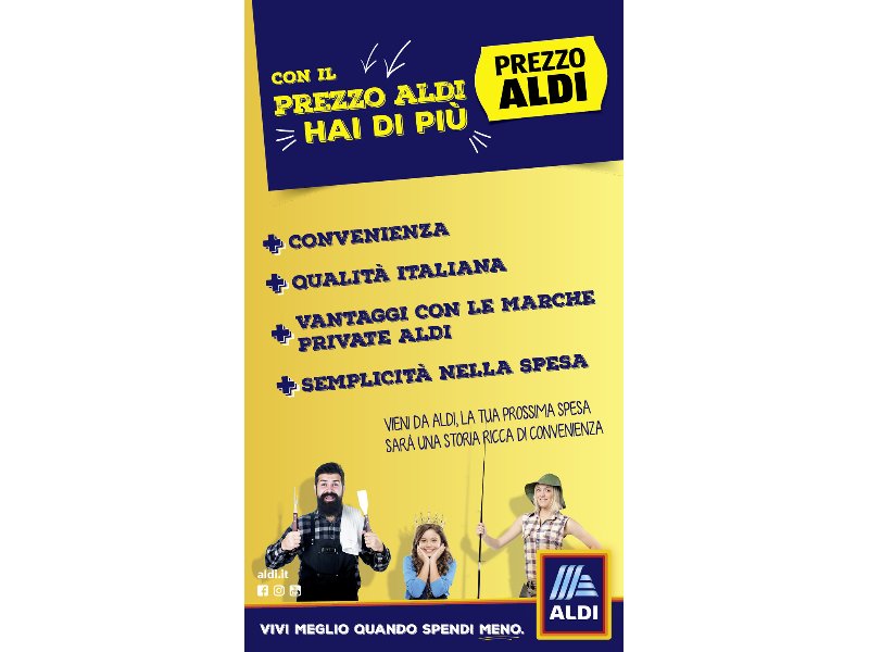 Al via la nuova campagna di comunicazione Aldi