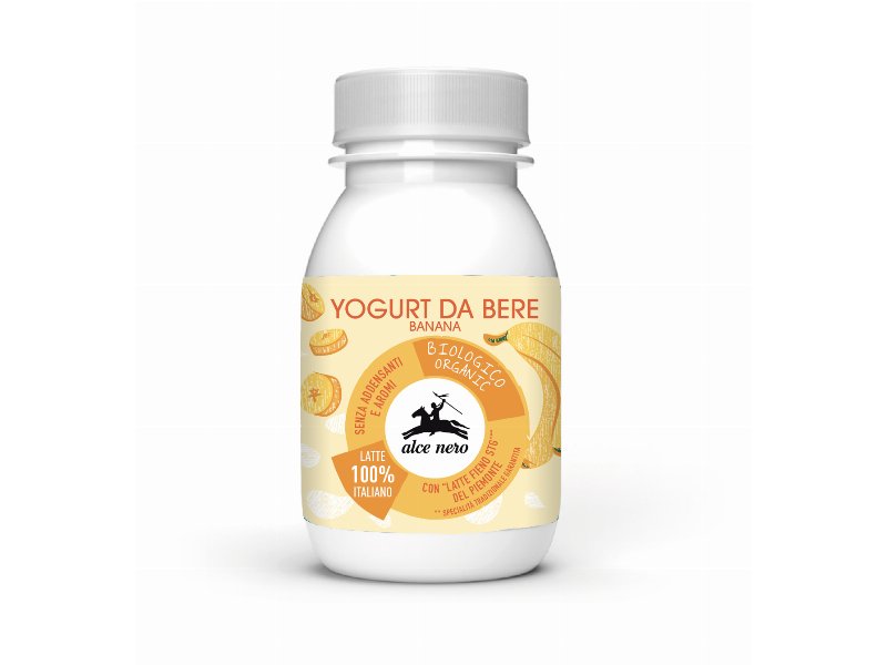 Alce Nero presenta il nuovo yogurt da bere biologico